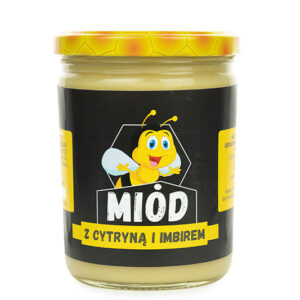 MIÓD Z CYTRYNĄ I IMBIREM | 500g